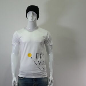 Tričko  "FIT VIA VI" - bílé - varianta 1